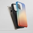 thumbnail image 5 of Sunset Gradient For All iPhone Series Protective Phone Case Modern Blue Orange, 5 of 7