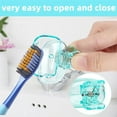 thumbnail image 3 of SharkTRUE 8 Packs Travel Toothbrush Head Covers Toothbrush Protector Cap Brush Pod Case Protective Portable Plastic Clip for Household Travel, Bathroom, School, Camping, Business, 3 of 12