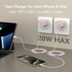 thumbnail image 3 of Cargador y cable USB-C PD de 20 W para iPhone 15 Pro Max, color rosa, 3 of 6