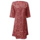 thumbnail image 2 of WILLBEST Vestidos de Lino para Mujer, Suéter Navideño para Mujer, Vestido Jersey Ligero Midi de Manga Larga con Cuello Redondo y Estampado Extragrande Chica, 2 of 3
