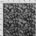 thumbnail image 3 of oneOone Cotton Poplin Twill Gray Fabric Tropical Leaf Sewing Material Print Fabric By The Yard 56 Inch Wide, 3 of 5