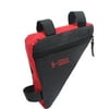 Bicycle Black Red Front Frame Triangle Bag Storage Pouch B-SOUL Authorized