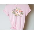 thumbnail image 5 of Cottagaecore Soft Watercolor Floral T-Shirt, 5 of 7