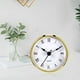 thumbnail image 5 of Inserto de Reloj de , Movimiento de Redondo Fácil de Leer, Diámetro de Ajuste, Orificio de 76 Mm (3,0 Pulgadas) para El Dormitorio Romano con borde dorado perfecl Inserto de reloj, 5 of 7