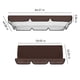 thumbnail image 2 of Reemplazo de la funda del asiento de la hamaca del patio al aire libre | Toldo de silla de doble columpio de 2 plazas | Tela resistente a la intemperie | Resistente, antiarrugas, fácil de instalar |, 2 of 7