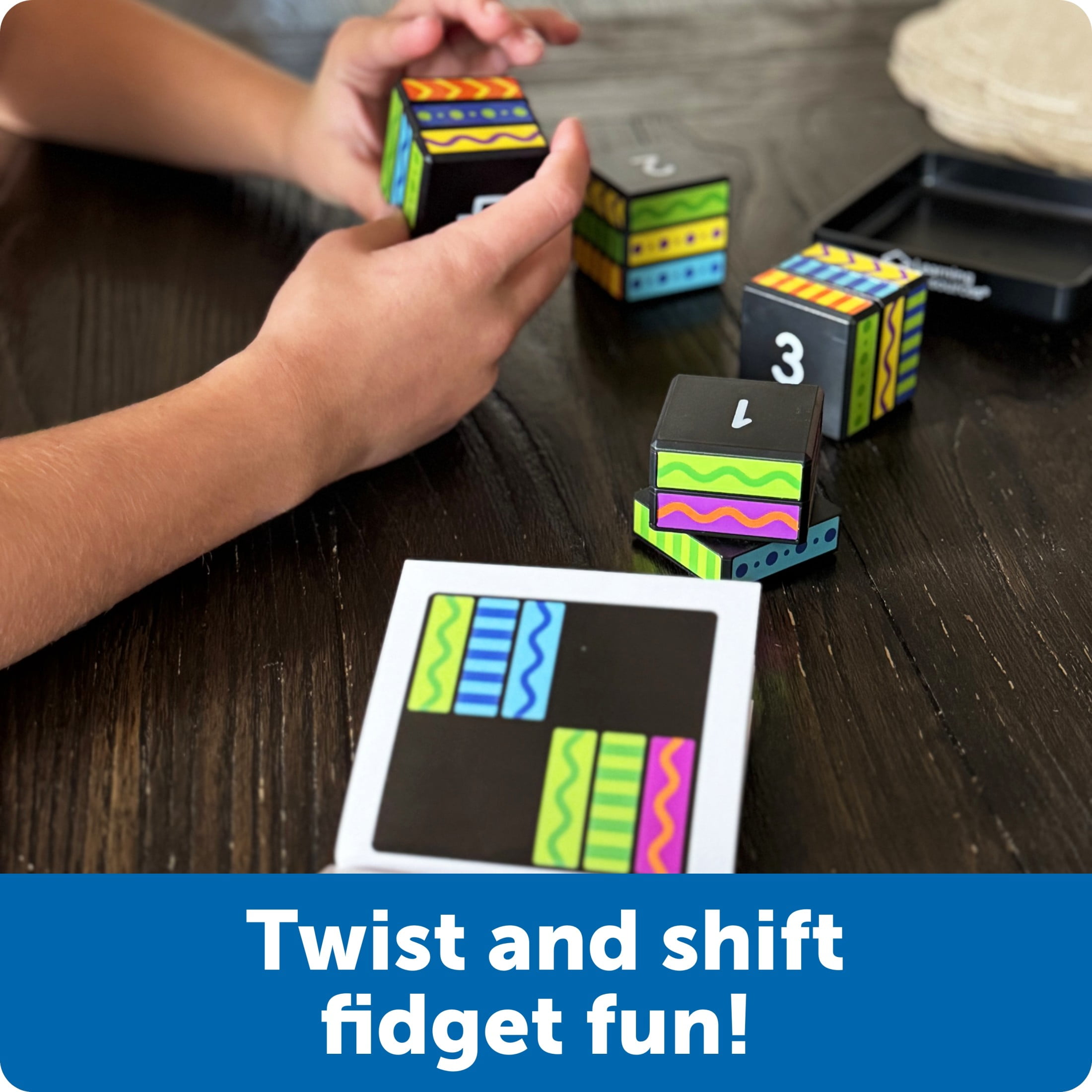 Learning Resources Brainometry Cubed, Brain Teaser Puzzles, Kids Brain Games, Ages 6+