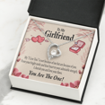 thumbnail image 3 of To My Girlfriend The One Forever Necklace w Message Card, 3 of 20