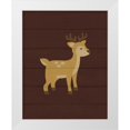 thumbnail image 1 of Robinson, Tamara 15x18 White Modern Wood Framed Museum Art Print Titled - Woodland Deer, 1 of 4