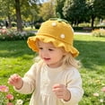 thumbnail image 4 of Children Winter Hats Baby Girls Knitted Hat Crochet Knitted Winter Hat Breathable Warm Hat Kids Knitted Beanie for Baby Boys,1-4 Years,A57-Yellow, 4 of 7