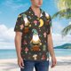 thumbnail image 3 of Fotbe Gnome Insect Frog Camisa Hawaiana para Hombre Unisex – Camisa Casual de Verano con Botones de Manga Corta de Algodón y Lino,Medium, 3 of 7