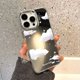 thumbnail image 3 of Cute Daisy Pattern Phone Case For iPhone 14 Pro Max Mirror Phone Cases For iPhone 15 11 12 13 Pro Max X XR XS Max Make up Cover, 3 of 5