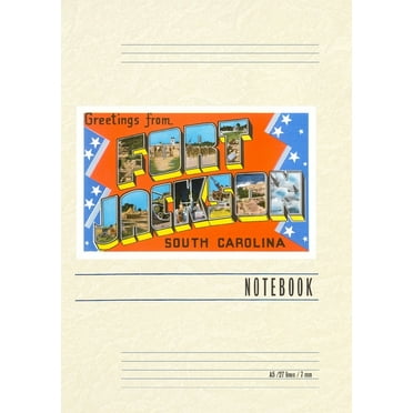 Vintage Lined Notebook Greetings from Fort Jackson, (Paperback)