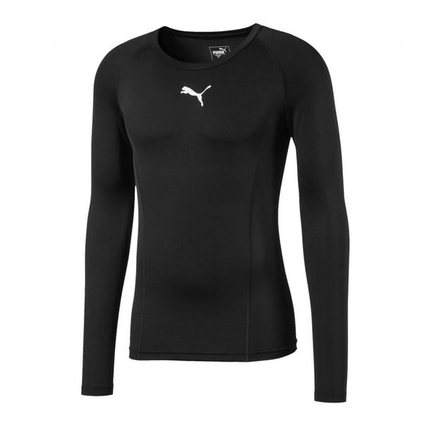Playera Puma JSY. Liga Baselayer para Hombre 655920-03 negro M