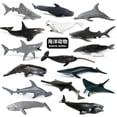 thumbnail image 1 of Oceans World Fishes Aquarium Miniature Decor Fish Tank Accessories Sea Animal Model Humpback Whale Hammerhead Shark Dolphin ToysM1 He Qiyong unisex, 1 of 1