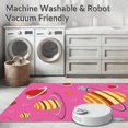 thumbnail image 5 of ODIKA 8'x10' Machine Washable Non-Slip Area Rug, Magical System Planets Educational Learning High Traffic Rug, Pink, 576275, 5 of 5