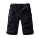 thumbnail image 1 of Multi Bolsillo Cargo Pantalones para Hombres Estiramiento Casual Cordón Clásico Pantalones Cortos de Verano con Bolsillos Múltiples, Pantalones Cortos de Cintura Elástica, 1 of 4