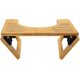 thumbnail image 1 of 7 Inch (approx. 17.8 Cm) Bamboo Toilet Stool Compitiabe With Bathroom, Foldable Commode Stool, Natural Color, 1 of 5