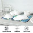 thumbnail image 7 of Yayeee Dish Drying Mat for Kitchen Counter 18"x24" Microfiber Absorbent Pad, Beige Tree, 7 of 7