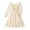 White, variant on NOKIO Kids' Casual Long Sleeve Dress, Kids' Comfortable Long Sleeve Dress, Girls' Tiered Summer Dresses Girl's Fall Solid Color Long Sleeve Leaky Waist Princess Dresses For 8 12 Years Old
