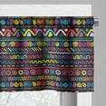 thumbnail image 5 of Ambesonne Colorful Valance & Curtain, Hand Drawn Art, 55"x24", Multicolor, 5 of 6