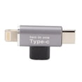 thumbnail image 1 of 3.1 Type-C Charger Converter, 3A High Current 2 In 1 Type-C Converter  For  Phones For  Phones Double Type-C Interface,for  + Type-C Interface,Micro + Type-C Interface, 1 of 8