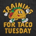 thumbnail image 2 of Training for Taco Tuesday Baby Bodysuit Funny Sarcastic Tacos Graphic Novelty Jumper for Infants, 2 of 8