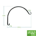 thumbnail image 2 of ACHLA Designs WB-04HD-2 18 in. Heavy Duty Arc Bracket, Black - Pack of 2, 2 of 2