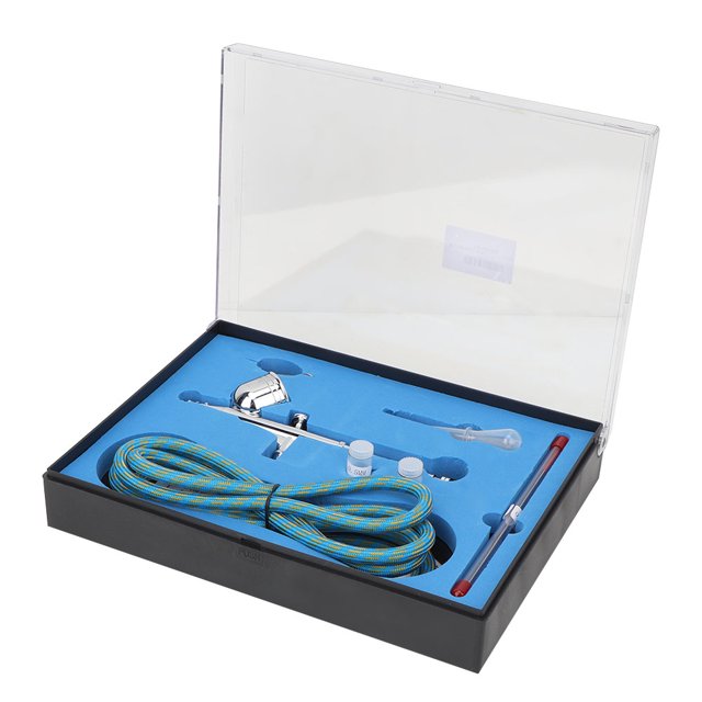 Kit de aerógrafo de doble acción Zhivalor multiusos pistola pulverizadora 0,2 y 0,5mm