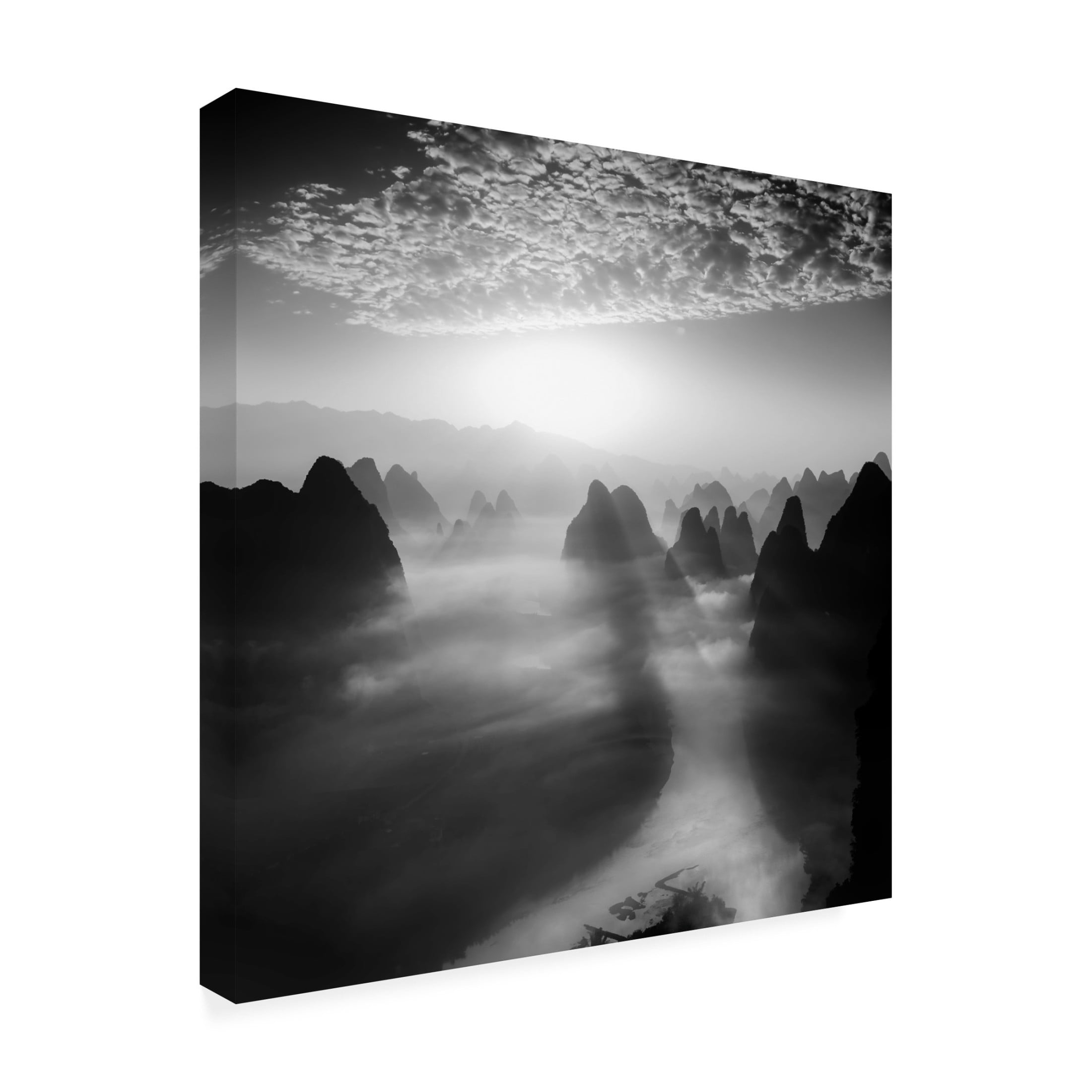 Trademark Fine Art Fabrizio Massetti Xianggongshan Hill Canvas Wall Art