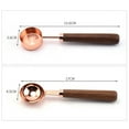 thumbnail image 4 of Coofit Measure Spoon Wood Handle: Stainless Steel 1 Tbsp Measure Teaspoon Measure Scoop, 4 of 10