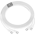 thumbnail image 2 of Phone Charger Fast Charging 10 FT, Long USB C to Lightning Cable 10 Foot with 20W USB C Rapid Phone Charger Block,MFi Certified,Compatible with iPhone 14 Pro/13Pro Max/12/11Pro/Mini, 3 Pack, 2 of 12