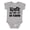 AC-Heather Grey, variant on Walk by Faith Inspirational Quote Boys or Girls Baby Bodysuit