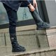 thumbnail image 2 of de zapatos reutilizables para botas de lluvia de motocicleta a prueba de agua con bandas reflectantes y elásticas para senderismo al aire libre SG Soledad Cubierta impermeable para zapatos, 2 of 10