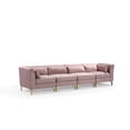 thumbnail image 6 of Chic Home Guison Modular Chaise Sectional Sofa with 6 Throw Pillows, 6 of 9