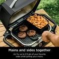 thumbnail image 4 of Ninja XSKCRSPBKT Woodfire, Combo Crisper Basket, 2.5-Quart Capacity, Compatible with Ninja Woodfire Grills (OG700 Series), Nonstick, Black, 4 of 5