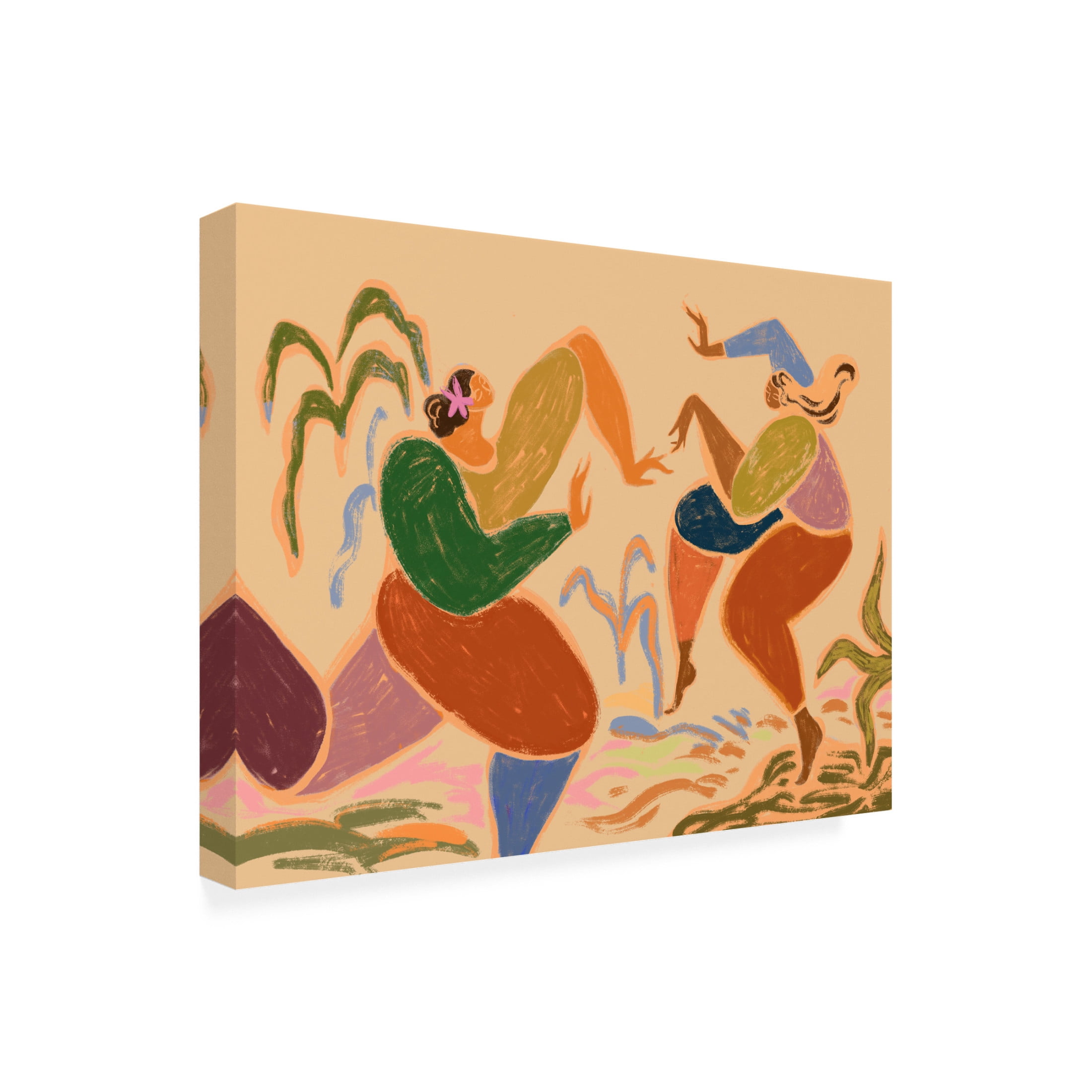 Trademark Fine Art Arty Guava  Sisters of the Rhythm Canvas Wall Art