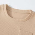 thumbnail image 5 of HCNTES Baby Boy Shorts Set Summer Clothes Toddler Bear Embroidery Short Sleeve Lapel T Shirt Shorts Outfit toddler boys short sets(0-3 Months,Khaki), 5 of 9