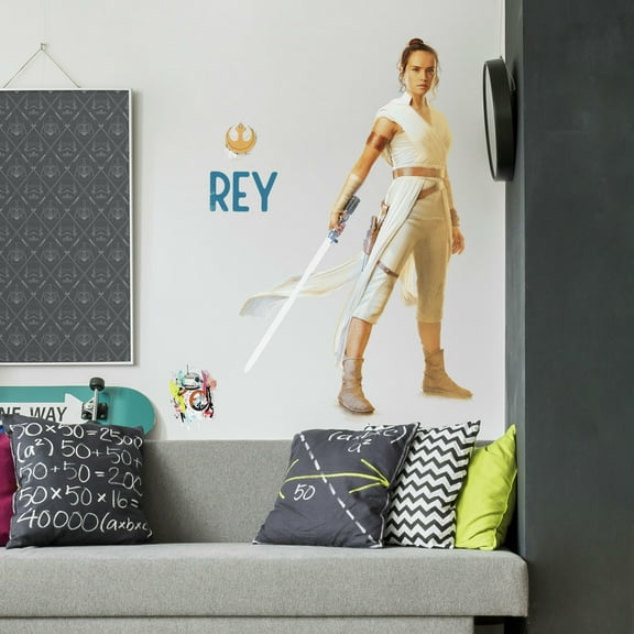 Star Wars: The Rise of Skywalker Rey Giant Wall Decal