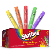 Skittles Variety Pack Freezer Pops, Gluten Free Ice Pops, 1.5 oz, 70 Count