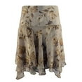 thumbnail image 3 of Women's Plus Size Floral Georgette Skirt GM 18W, 3 of 5