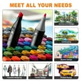 thumbnail image 5 of VACHAN SPORTS 80pcs alcohol markers set, double headed art markers, 5 of 6