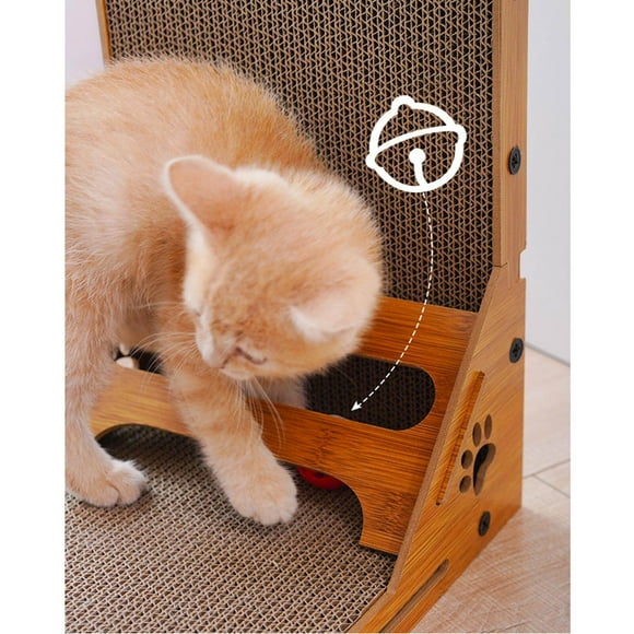 Maoww Vertical Cat Scratcher Cat Scratching Pad Furniture Protector for Kitty