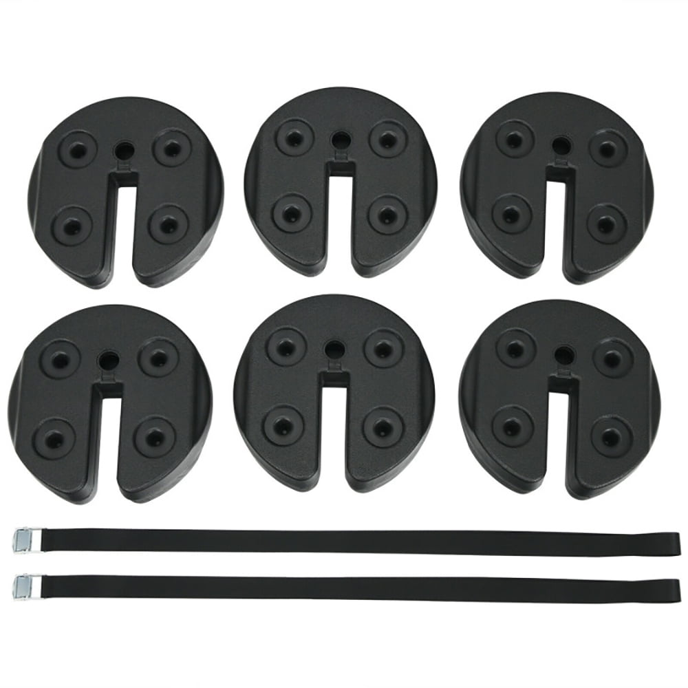 Aimee Lii 6 pieces Weight Plates Patio Canopy Tent Gazebo Shade Umbrella Water Filled, Patio Umbrella Stands & Bases Aimee Lii 6 pieces Weight Plates Patio Canopy Tent Gazebo Shade Umbrella Water Filled, Patio Umbrella Stands & Bases