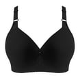 thumbnail image 2 of Akiihool Bras for Women Women's Front Closure Bra with No Poke Underwire (Black,46), 2 of 3