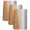 Gray Orange, variant on Sage Green Gray Ombre Microfiber Kitchen Towel, Vintage Country Wooden Soft Absorbent Dish Towels, Quick Drying Washable Dishcloths for Kitchen Cleaning, Drying Dishes, 18x28 Inches