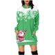 thumbnail image 2 of WILLBEST Sudaderas para Mujer, Vestido de Navidad, Vestido de Noche para Mujer, Sudadera Navideña de Moda con Capucha y Bolsillo Tipo Bolso, Sudadera Estampada, Falda de Moda Mediana, 2 of 4