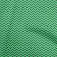 thumbnail image 1 of oneOone Cotton Cambric Green Fabric Chevron Sewing Fabric By The Yard Printed Diy Clothing Sewing Supplies 56 Inch Wide, 1 of 4
