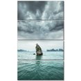 thumbnail image 2 of Island Rock in Halong Bay Vietnam - Large Seashore Canvas Print, 2 of 3