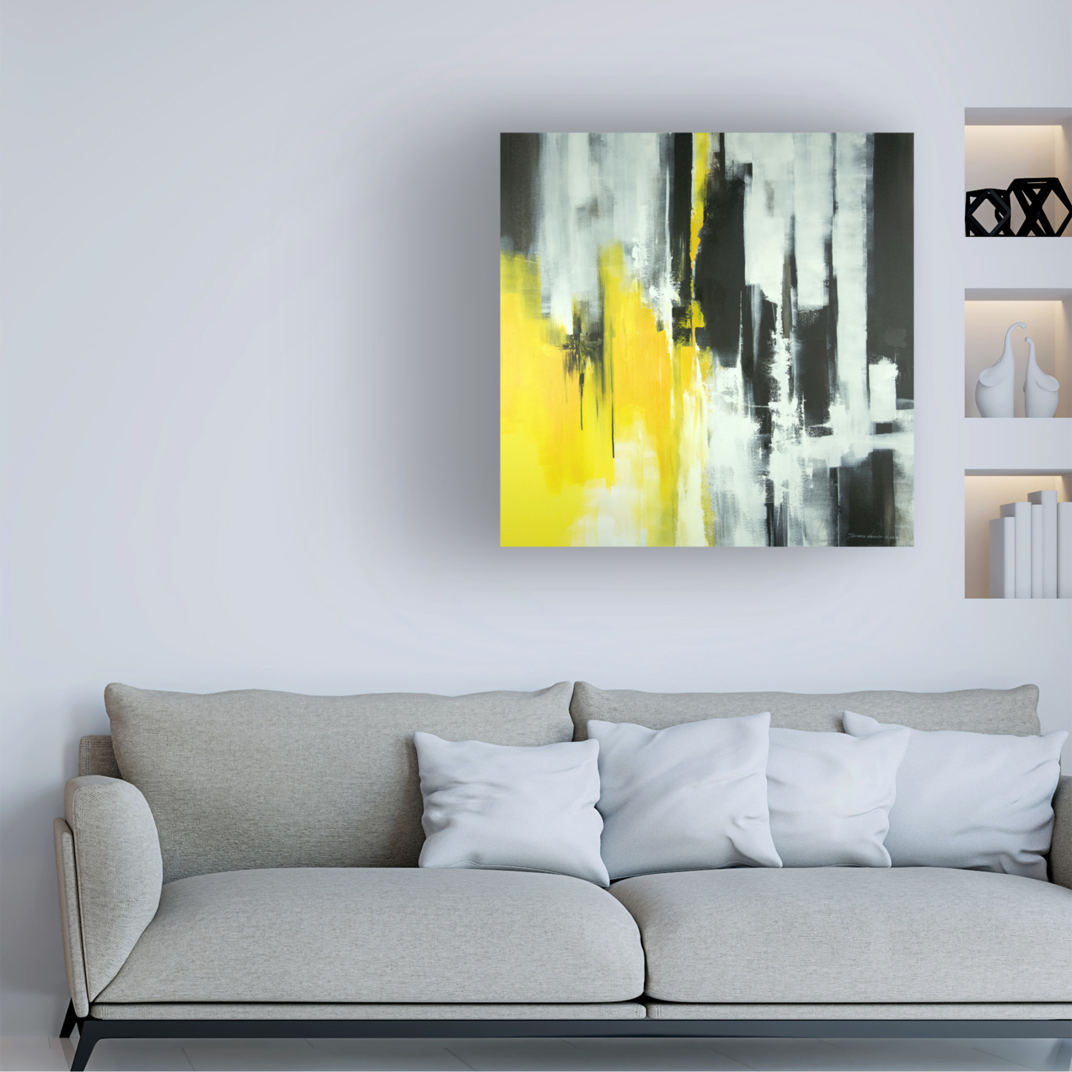 Canvas Wall Art - Thomas Leung 'Life' Wall Art for Living Room, Bedroom, or Office Décor by Trademark Fine Art - 24 x 24 Inches
