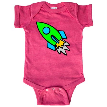 

Inktastic Cute Green Rocket Gift Baby Boy or Baby Girl Bodysuit